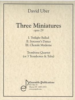 3 MINIATURE OP.29  3つの小品 作品29（トロンボーン四重奏）  