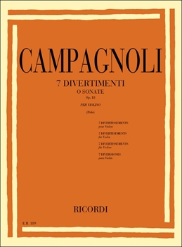 7 DIVERTIMENTI O SONATE OP.18  7つのディヴェルティメントまたはソナタ　作品18（ヴァイオリンソロ）  