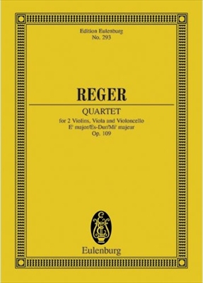 【特価品】STRING QUARTET OP.109  弦楽四重奏曲　作品109（小型スコア）  