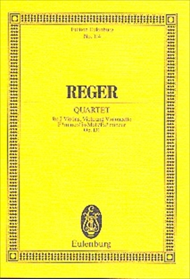 【特価品】STREICHQUARTET OP.121  弦楽四重奏曲　作品121（小型スコア）  