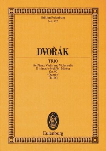 PIANO TRIO e OP.90(DUMKY)  ピアノ三重奏曲　ホ短調　作品90「ドゥムキー」（小型スコア）  