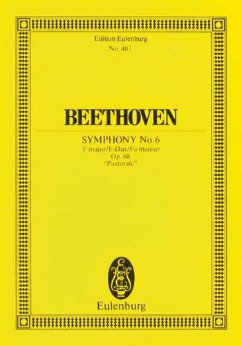 SYMPHONY No.6, F major, Op.68  交響曲第6番　ヘ長調　「田園」　（小型スコア）  