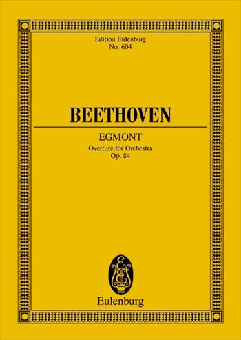 OVERTURE EGMONT Op.84  「エグモント」序曲　作品84　（小型スコア）  