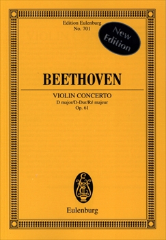 VIOLIN CONCERTO OP.61  ヴァイオリン協奏曲　ニ長調（小型スコア）  