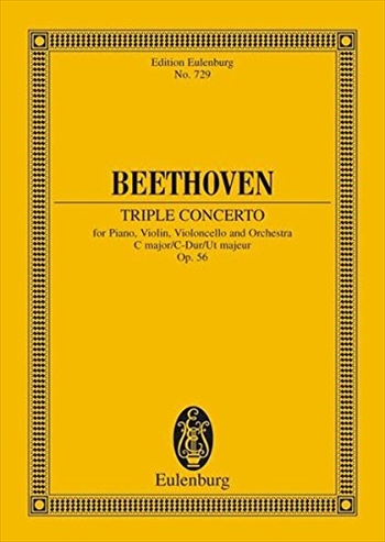 TRIPEL-KONZERT OP.56  ピアノ、ヴァイオリン、チェロのための三重協奏曲　ハ長調　作品56（小型スコア）  