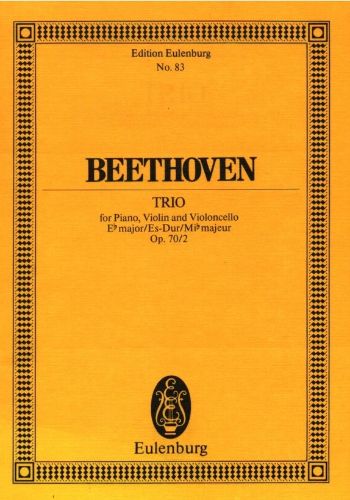 PIANO TRIO E♭major, Op.70-2  ピアノ三重奏曲第6番　変ホ長調　（小型スコア）  