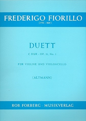 【特価品】DUO OP.31-1  二重奏曲　ハ長調（ヴァイオリン、チェロ）  