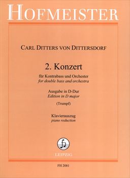 KONZERT NR.2  IN D-DUR  協奏曲 第2番 ニ長調（コントラバス、ピアノ）  
