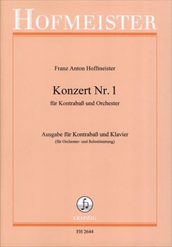Kontrabass Konzert Nr.1  コントラバス協奏曲第1番（コントラバス、ピアノ）  
