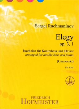 Elegy, op. 3, Nr. 1  （コントラバス、ピアノ）  