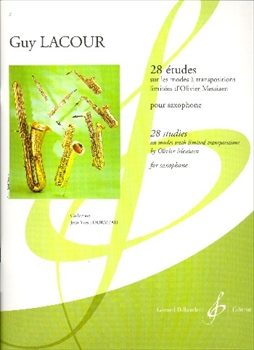 28 ETUDES sur les modes à transpositions limitées d'Olivier Messiaen  メシアンの移調の限られた旋法に基づく28の練習曲集（サクソフォン）  