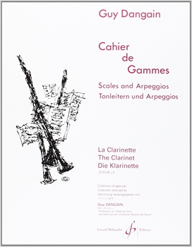 CAHIER DE GAMMES  音階の本（クラリネットソロ）  