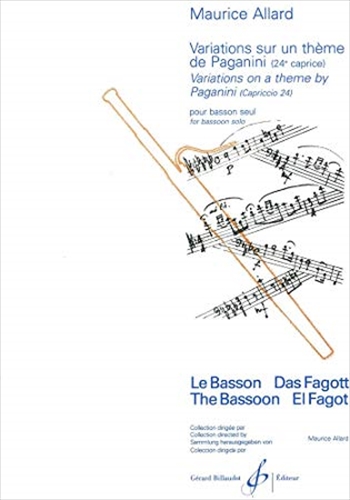 VARIATIONS SUR UN THEME DE PAGANINI  パガニーニの主題による変奏曲（バスーンソロ）  