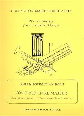 【特価品】CONCERTO EN RE MAJEUR　(d'apres le concerto op.III no.7 pour violoncelle de A.Vivaldi)  協奏曲ニ長調（トランペットとオルガン）  