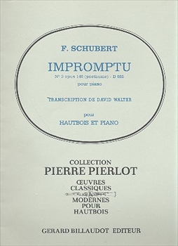 IMPROUPTU OP.142-3  即興曲　（オーボエ、ピアノ）  