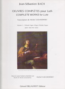 OEUVRE COMPLETE POUR LUTH 3