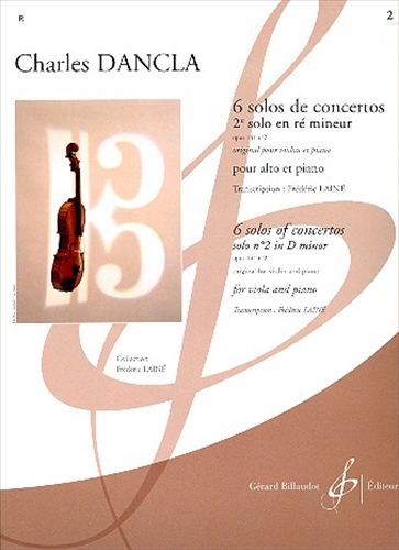 【特価品】SOLO DE CONCERTO NO.2 OP.14１-2  コンチェルトのソロ第2番　ニ短調（ヴィオラ、ピアノ）  