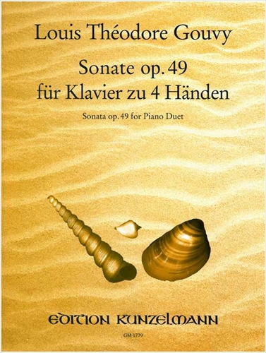 【処分品】SONATE Es OP.49  4手のためのソナタ　作品49（ピアノ1台4手）  
