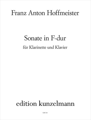 【特価品】SONATE IN F-DUR  ソナタ ヘ長調（クラリネットとピアノ）  
