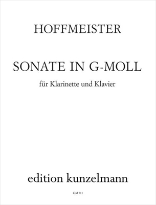 【特価品】SONATE G-MOLL  ソナタ ト短調（クラリネットとピアノ）  