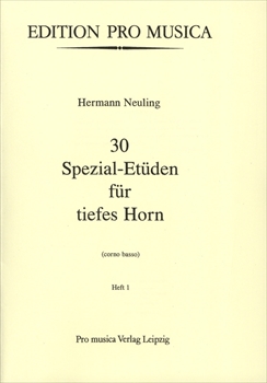 30 SPEZIAL-ETUDEN 1(FUR TIEFES HORN)  低音ホルンのための30のスペシャルエチュード第1巻  