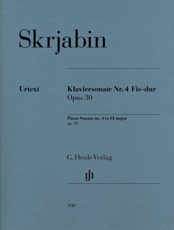 KLAVIERSONATE NR.4 Fis-dur OP.30  ピアノソナタ 第4番 嬰ヘ長調 作品30 原典版  