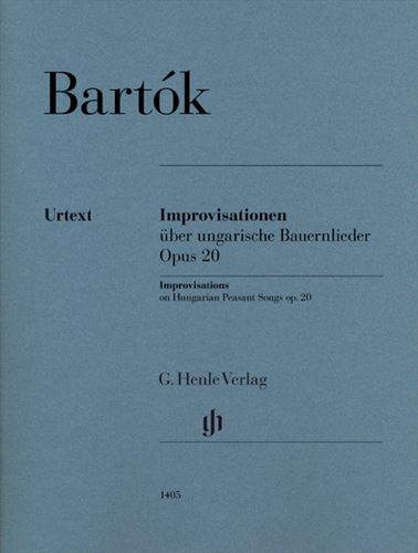 8 IMPROVISATIONEN UBER UNGARISCHE BAUERNLIEDER OP.20  【ヘンレ社原典版】ハンガリー農民の歌による8つの即興曲  