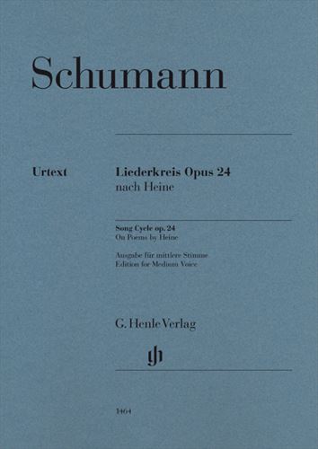 LIEDERKREIS OP.24(MEDIUM)  【ヘンレ社原典版】歌曲集「リーダークライス」作品24(中声用）  