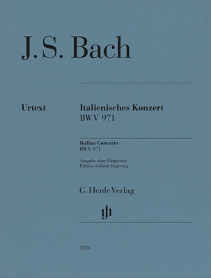 ITALIENISCHES KONZERT BWV 971(WITHOUT FINGERINGS)