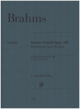 VIOLINSONATE OP.108  ヴァイオリンソナタ第3番　ニ短調　作品108（ヴァイオリン、ピアノ）  