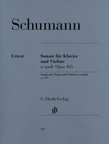 VIOLINSONATE NR.1 a OP.105  【ヘンレ社原典版】ヴァイオリンソナタ第1番 イ短調 作品105(ヴァイオリン、ピアノ)