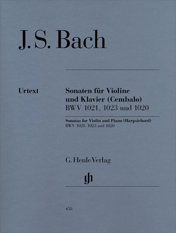 DREI VIOLINSONATEN BWV1020,1021,1023  3つのヴァイオリンソナタ BWV1020, 21,23  