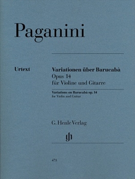 【特価品】60 Variationen über Barucabà op.14  バルカバによる60の変奏曲　作品14（ヴァイオリン、ギター）  