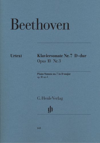KLAVIERSONATE NR.7 D OP.10-3  ピアノソナタ第7番　ニ長調（ピアノソロ）  