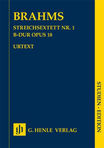 STREICHSEXTETT NR.1 B OP.18  弦楽六重奏曲第1番　変ロ長調　作品18（小型スコア）  