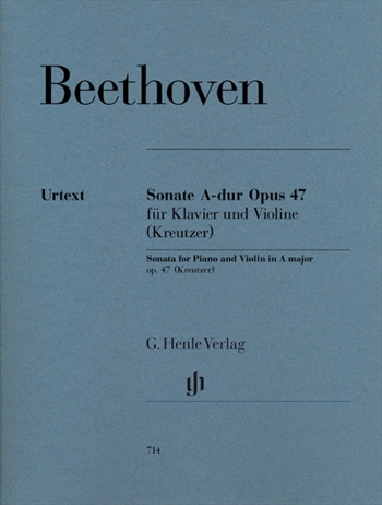 KREUTZER SONATA OP.47  ヴァイオリンソナタ第9番　「クロイツェルソナタ」（ヴァイオリン、ピアノ）  
