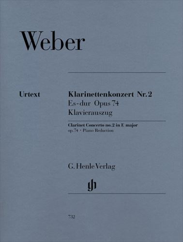 KLARINETTENKONZERT NR.2 ES-DUR OP.74  【ヘンレ社原典版】クラリネット協奏曲　第2番（クラリネット、ピアノ）  