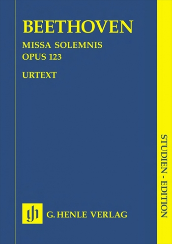MISSA SOLEMNIS OP.123  ミサソレムニス(荘厳ミサ曲)　(小型スコア)  