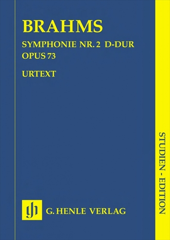 SYMPHONY NO.2 OP.73  交響曲第2番　ニ長調　（小型スコア）  
