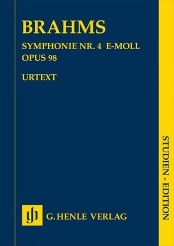 SYMPHONY NO.4 OP.98  交響曲第4番　ホ短調　（小型スコア）  