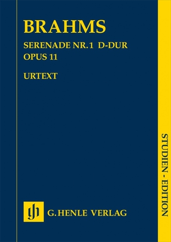 SERENADE NR.1 OP.11  セレナード第1番　ニ長調　作品11　（小型スコア）  
