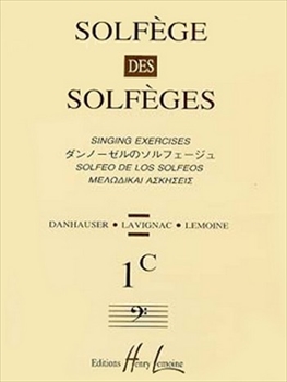 SOLFEGE DES SOLFEGES 1C(S/A)  ダンノーゼルのソルフェージュ 1C 伴奏なし  
