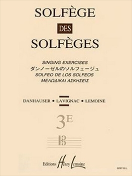 SOLFEGE DES SOLFEGES 3E(S/A)  ダンノーゼルのソルフェージュ 3E 伴奏なし  