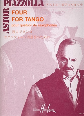 FOUR FOR TANGO  フォー・フォー・タンゴ　（サックス4重奏）  
