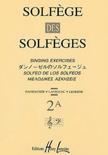 SOLFEGE DES SOLFEGES 2A(A/A)  ダンノーゼルのソルフェージュ 2A 伴奏付き  