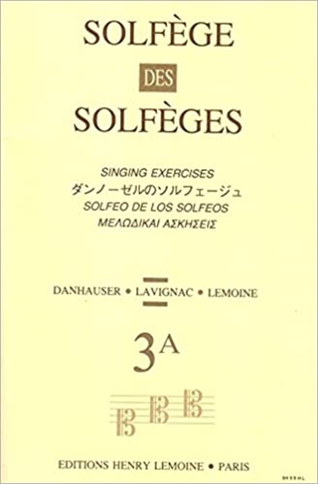 SOLFEGE DES SOLFEGES 3A(S/A)  ダンノーゼルのソルフェージュ 3A 伴奏なし  