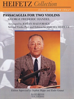 Passacaglia for Two Violins  2本のヴァイオリンのためのパッサカリア（ハイフェッツ）（ヴァイオリン2本）  