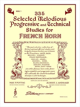 335 Selected Melodious,Progressive and Technical Studies 1  335の旋律的、漸進的技術練習1  