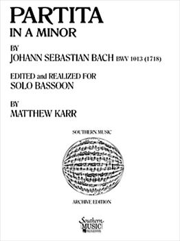 Partita in A Minor BWV1013  パルティータ イ短調 BWV1013  