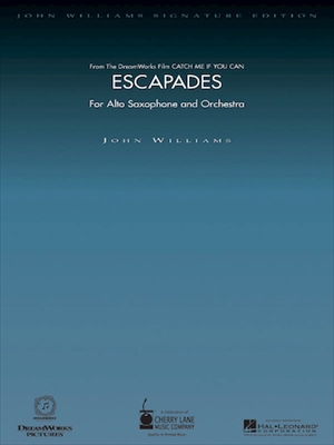 【特価品】ESCAPADES for Alto Saxophone and orchestra&nbsp;&nbsp;映画「CATCH ME IF YOU CAN」より（大型スコア）&nbsp;&nbsp;